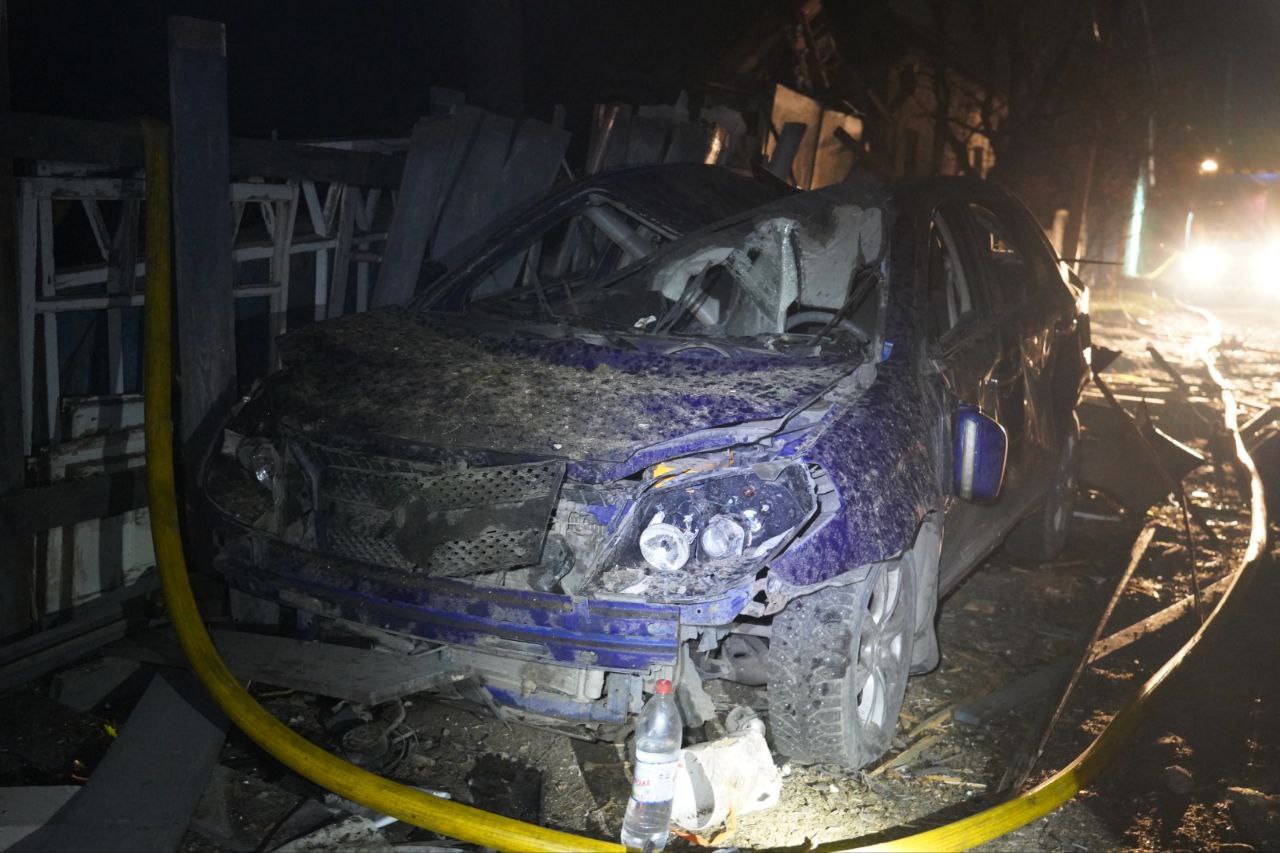 Нічна атака на Черкаси 18 грудня